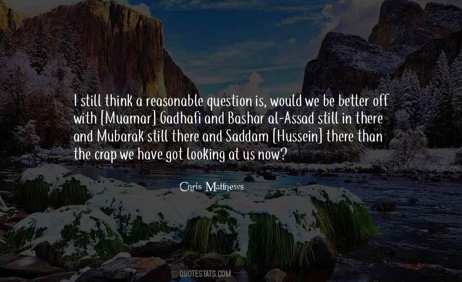 Quotes About Saddam Hussein #941018