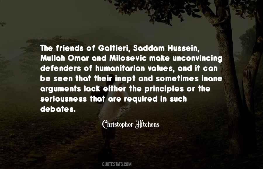 Quotes About Saddam Hussein #976252