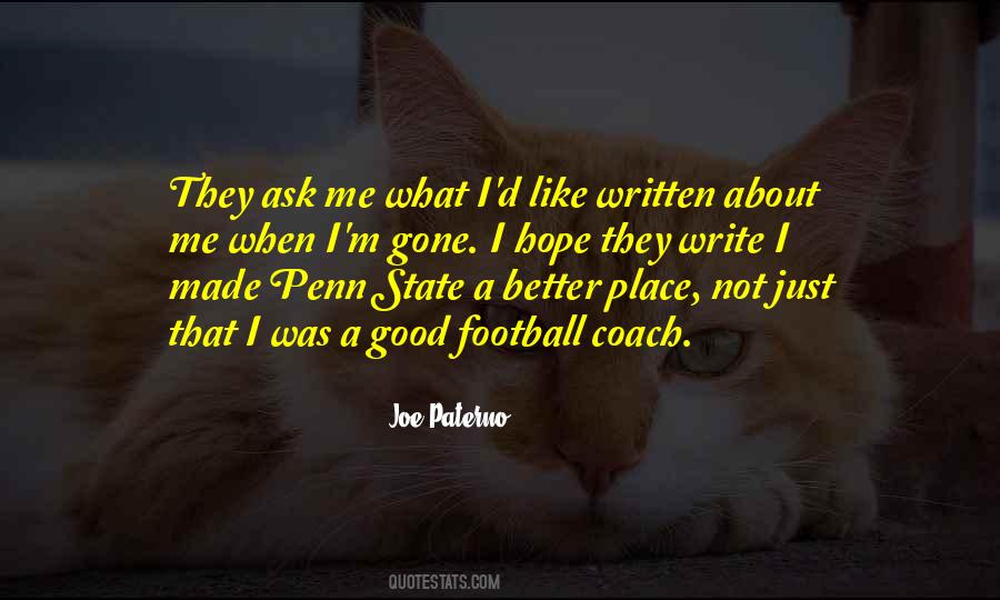 Quotes About Joe Paterno #899166