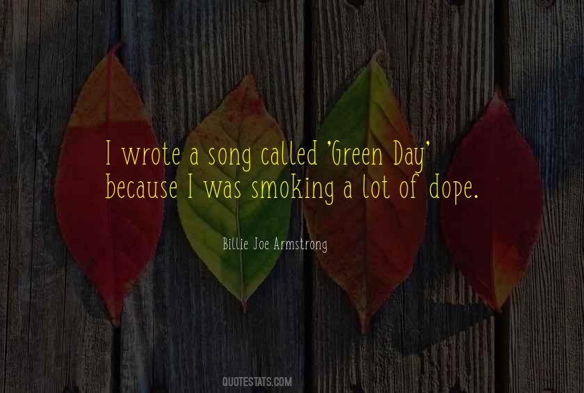 Quotes About Green Day #133700