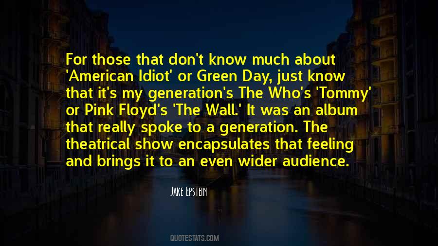 Quotes About Green Day #611834