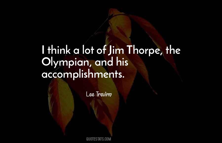 Quotes About Jim Thorpe #259202