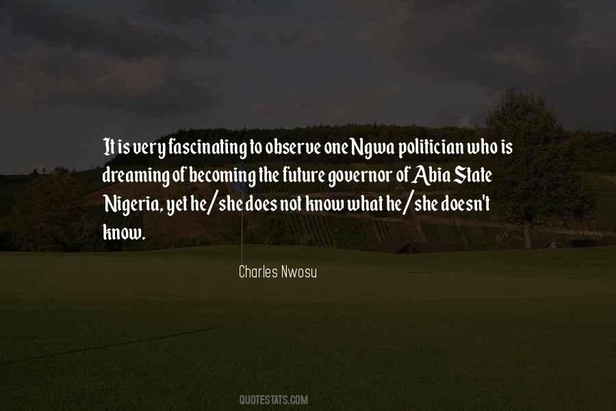 Quotes About Nigeria #1016687