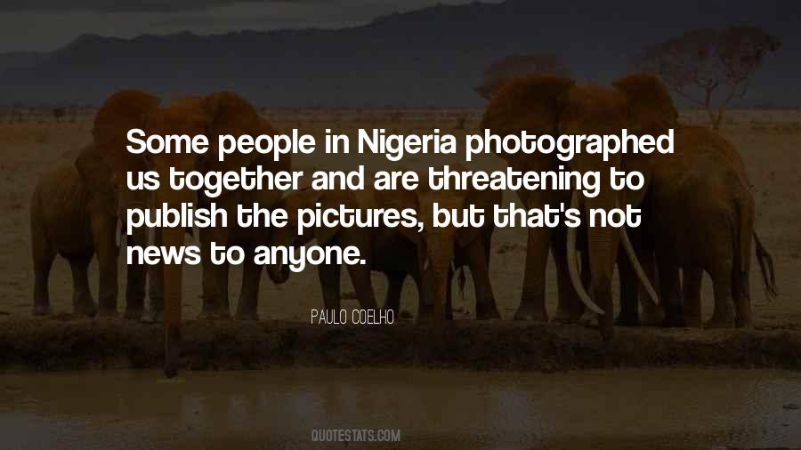 Quotes About Nigeria #1101497