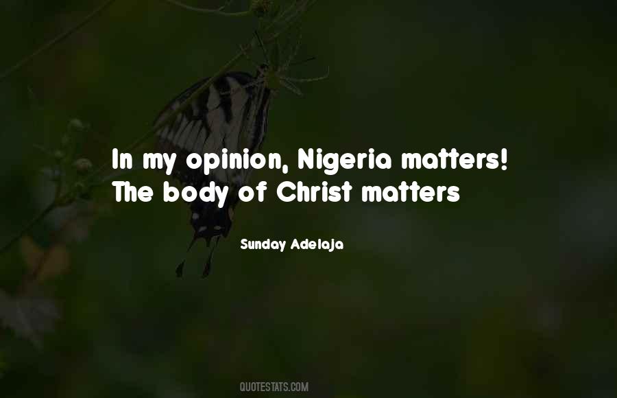 Quotes About Nigeria #604593