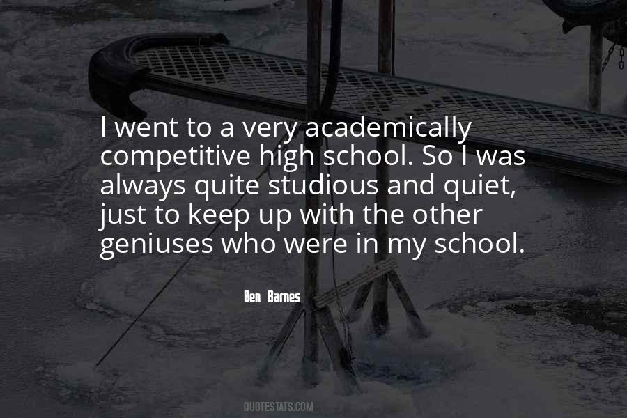 Quotes About Academically #852198