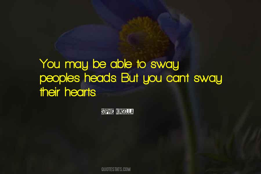 Quotes About Sway #1703444