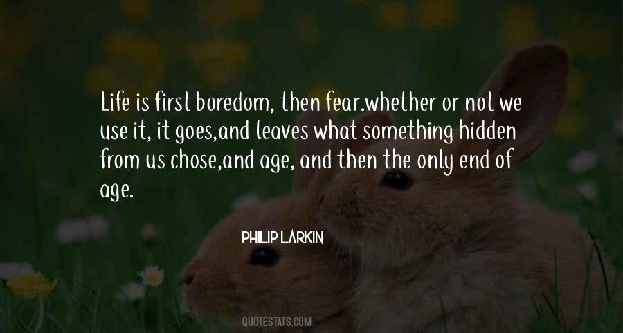 Philip Larkin's Quotes #594600