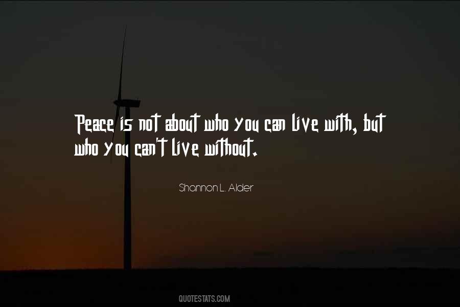 Quotes About Peace #1862836