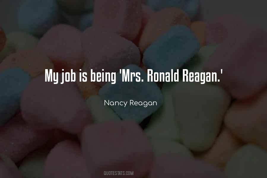 Quotes About Nancy Reagan #1628320