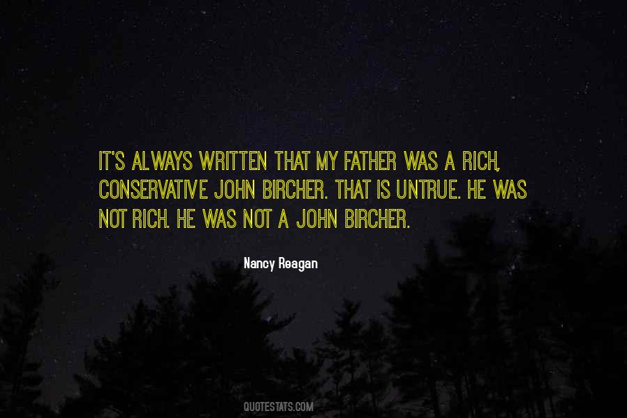 Quotes About Nancy Reagan #242835