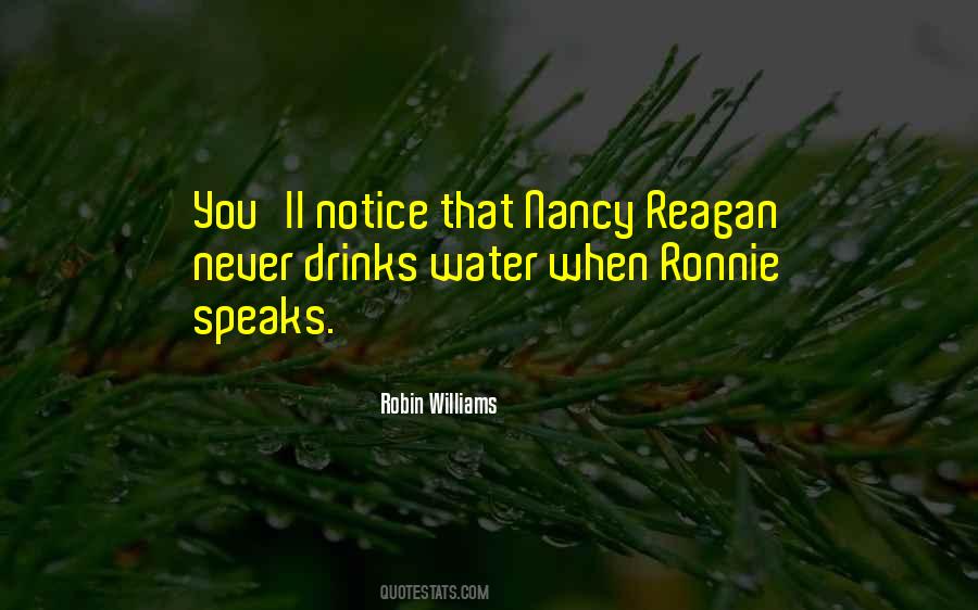 Quotes About Nancy Reagan #348495