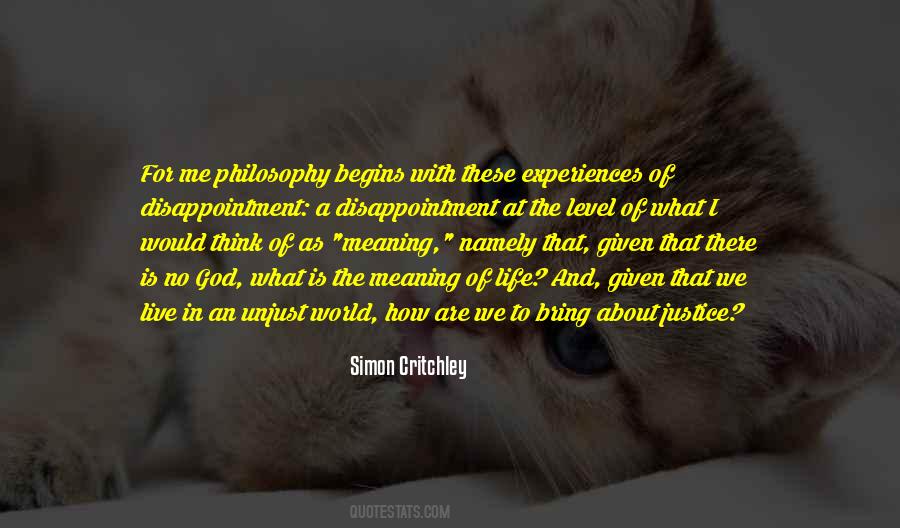 Philosophy About Life Quotes #66462