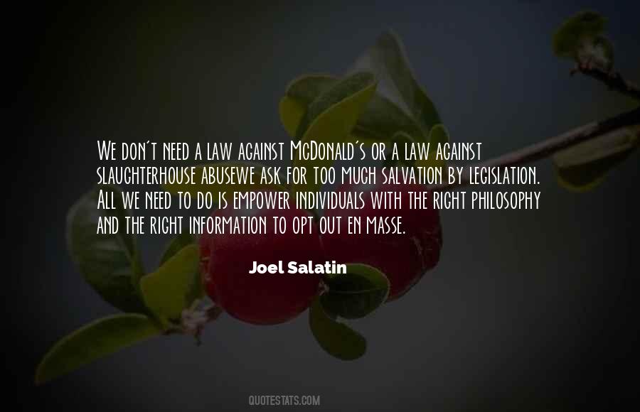 Philosophy And Law Quotes #1405649