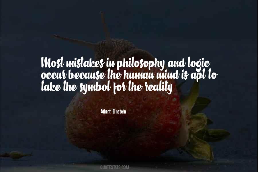 Philosophy And Logic Quotes #765106