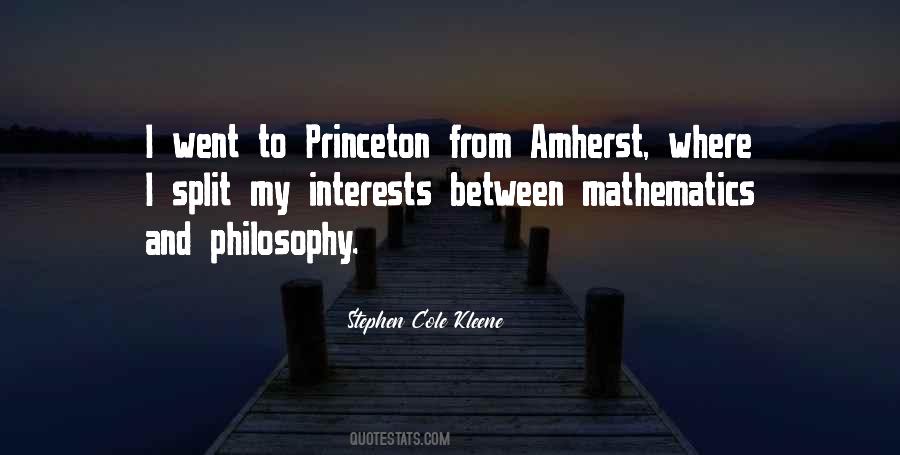Philosophy And Mathematics Quotes #1045731