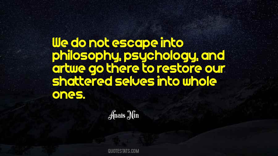 Philosophy And Psychology Quotes #1116488