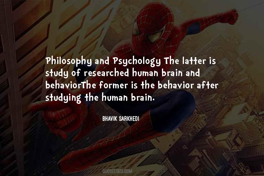 Philosophy And Psychology Quotes #398327