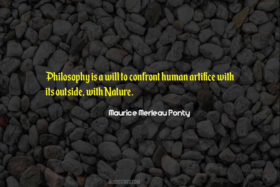 Philosophy Human Nature Quotes #1378567