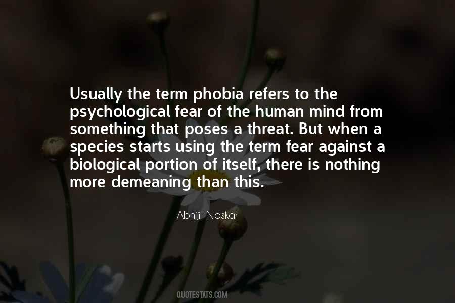 Phobia Quotes #1029640