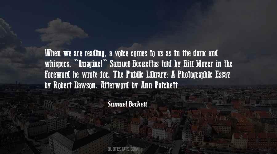 Quotes About Samuel Beckett #1032910