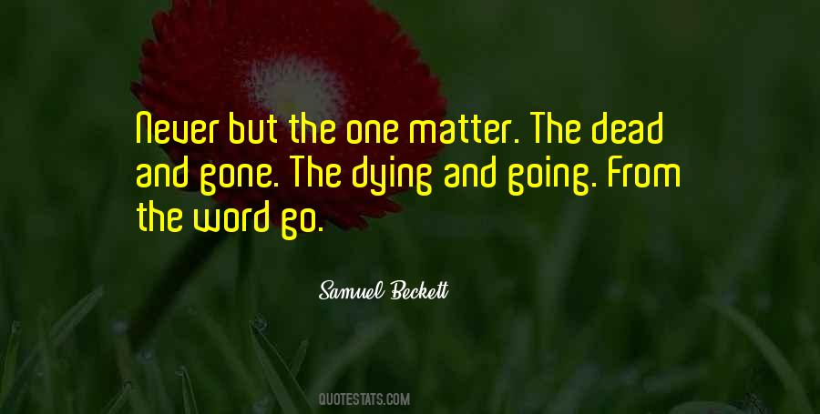 Quotes About Samuel Beckett #110693