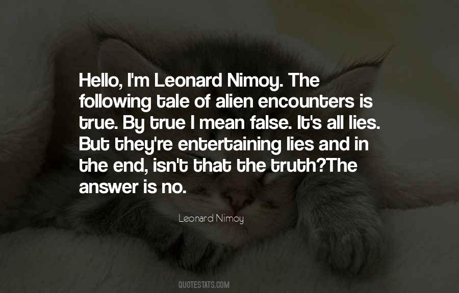 Quotes About Leonard Nimoy #1095992