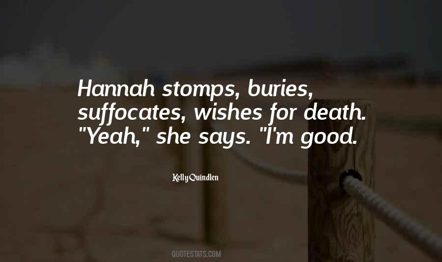 Quotes About Hannah #1178155