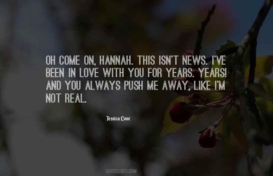 Quotes About Hannah #1574851
