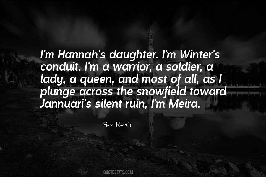 Quotes About Hannah #1587791