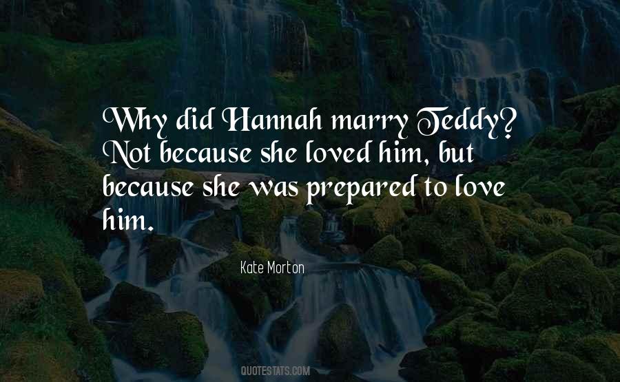 Quotes About Hannah #996499