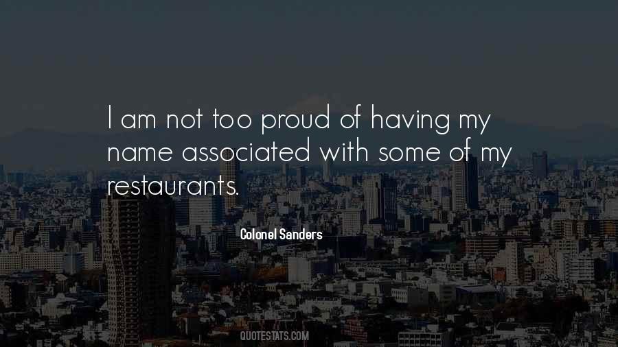 Quotes About Colonel Sanders #490640