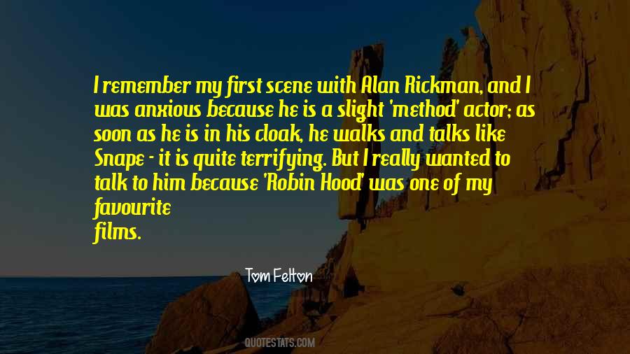 Quotes About Alan Rickman #1004845