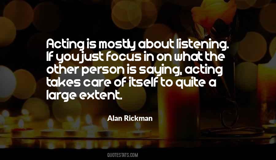Quotes About Alan Rickman #1107118