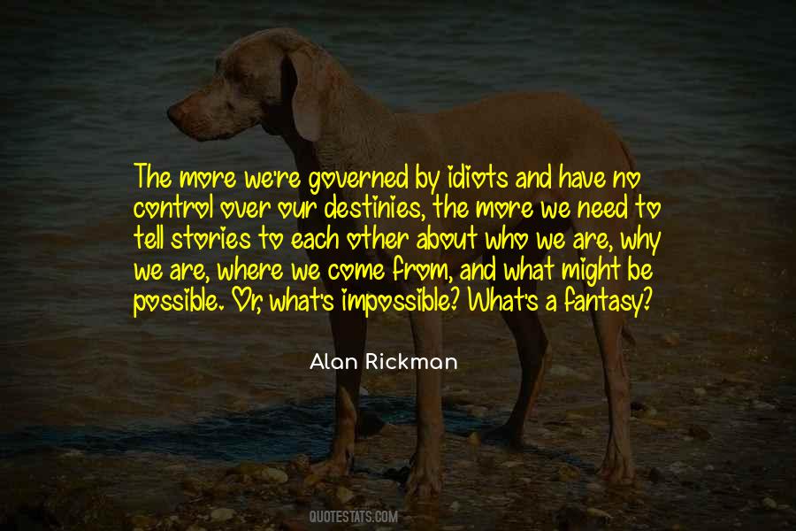 Quotes About Alan Rickman #1484457