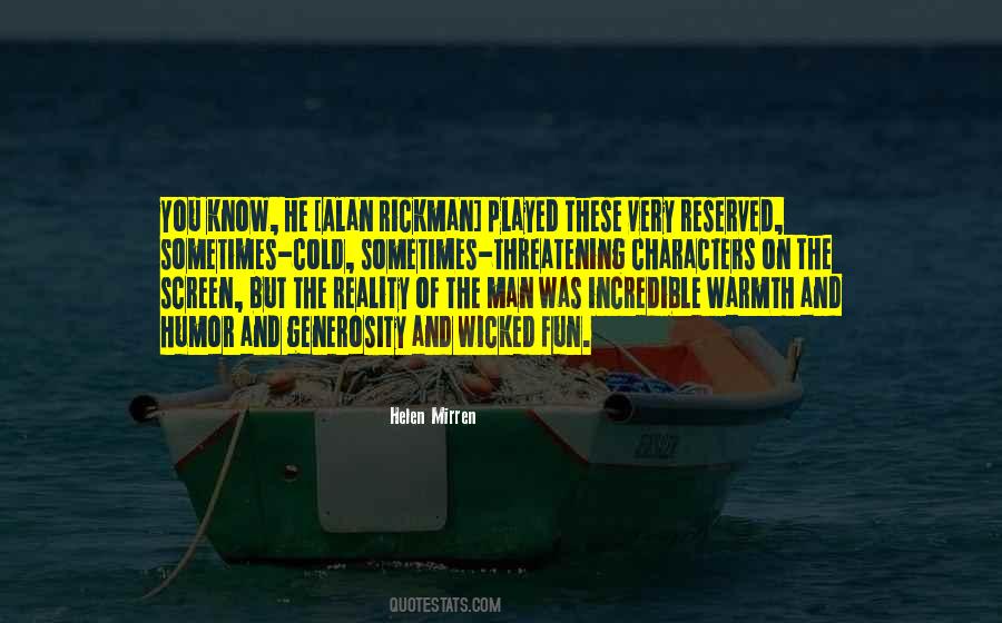 Quotes About Alan Rickman #366639