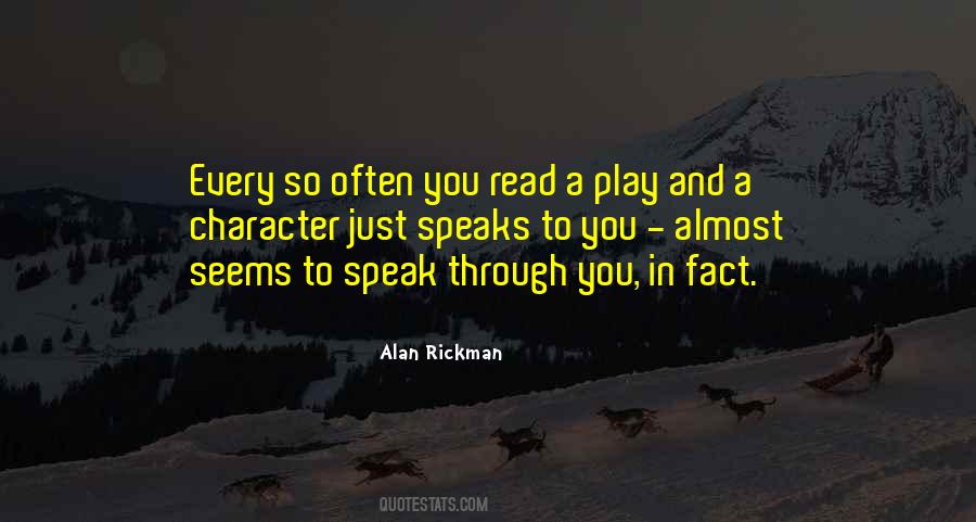 Quotes About Alan Rickman #587243