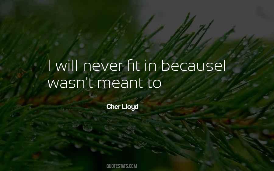 Quotes About Cher Lloyd #1872943