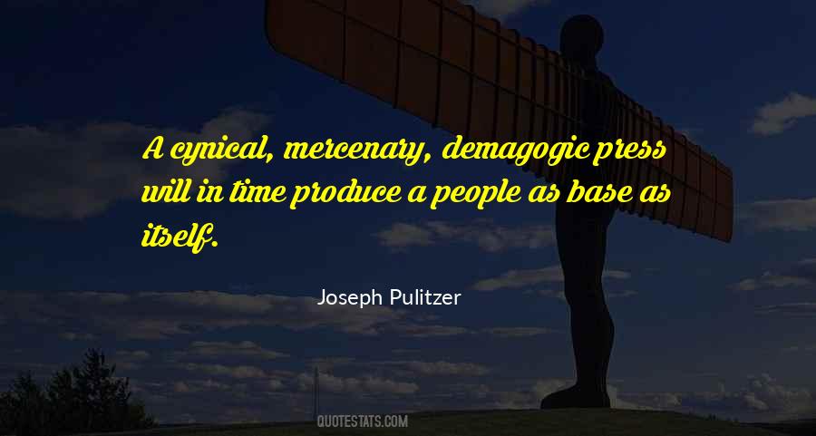 Quotes About Joseph Pulitzer #155970
