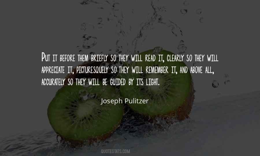 Quotes About Joseph Pulitzer #834635