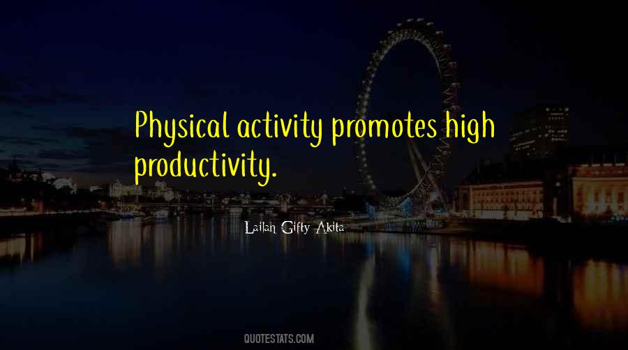Physical Activity And Health Quotes #150522