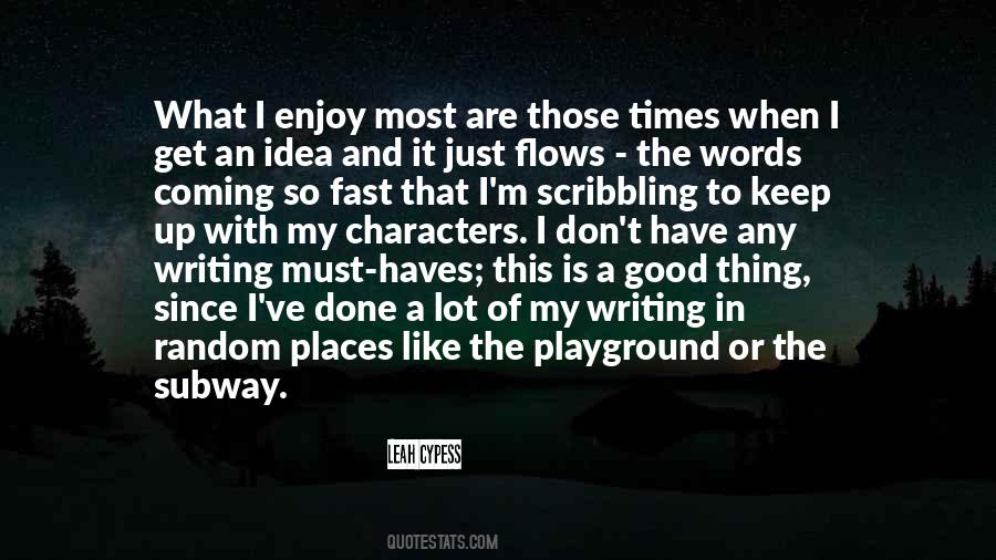 Quotes About Being Random #142022