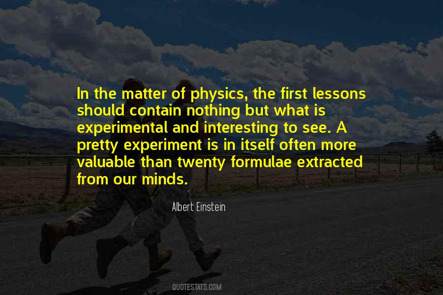 Physics Experiment Quotes #112163