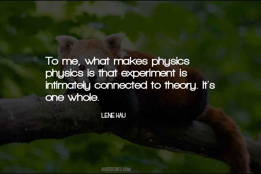 Physics Experiment Quotes #890734