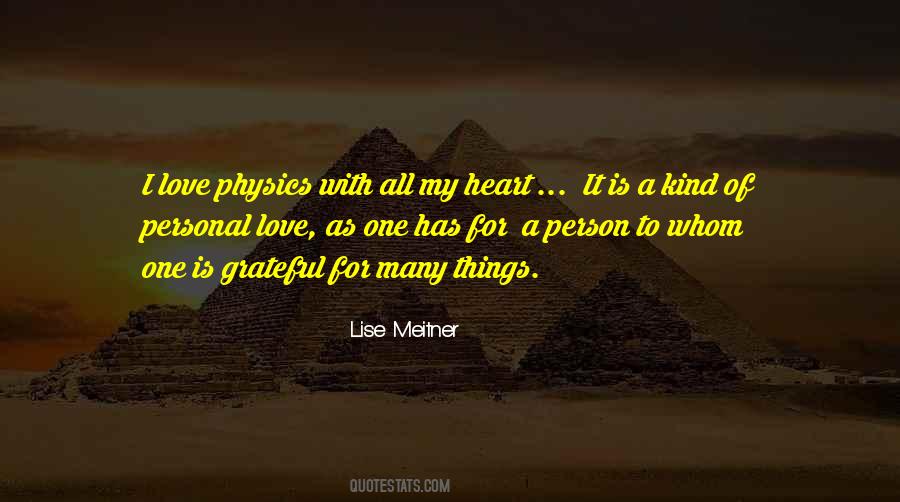 Physics Love Quotes #614010