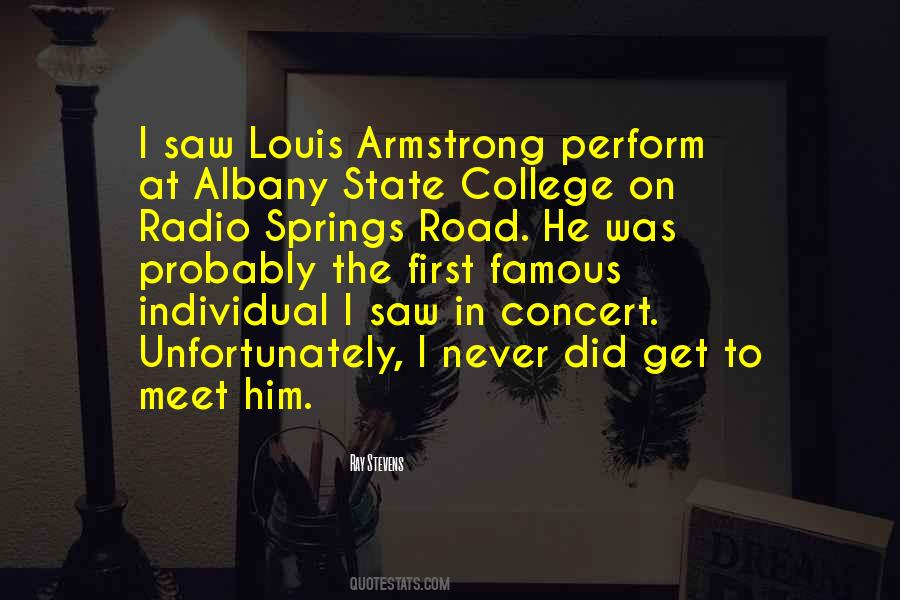 Quotes About Louis Armstrong #896261