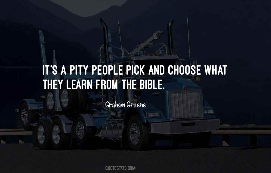 Pick And Choose Quotes #256020