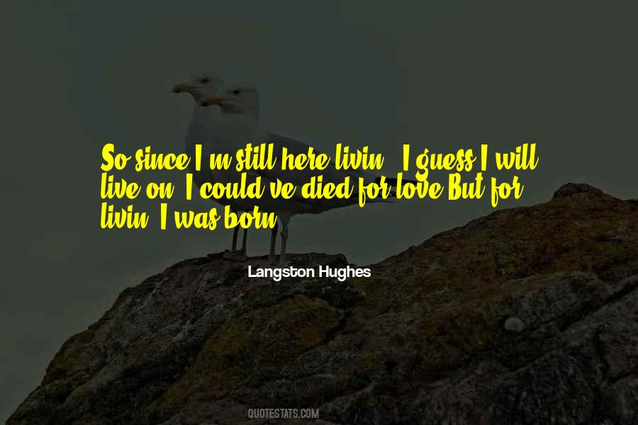 Quotes About Langston Hughes #219854