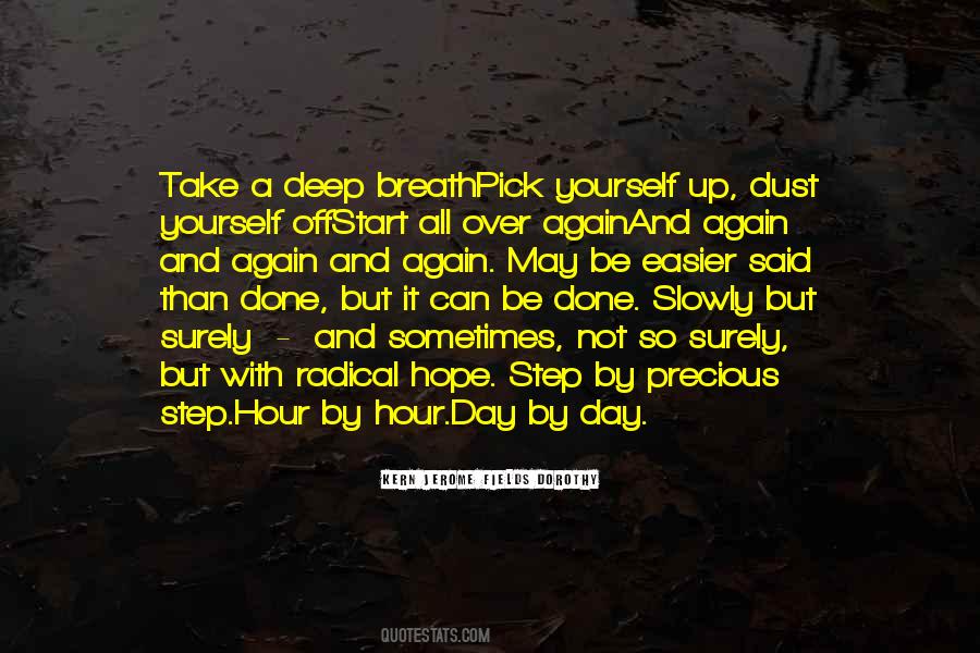 Pick Yourself Up Again Quotes #766199