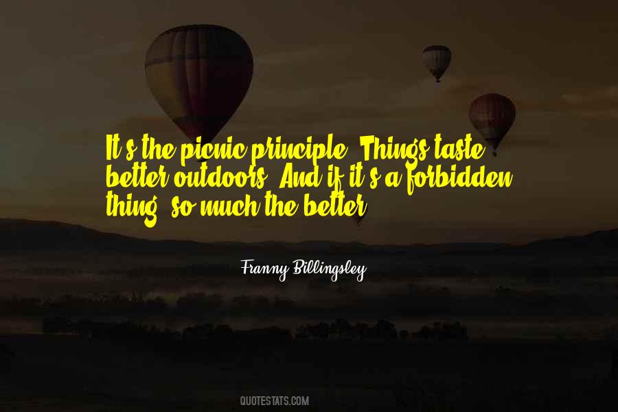 Picnic Quotes #169343